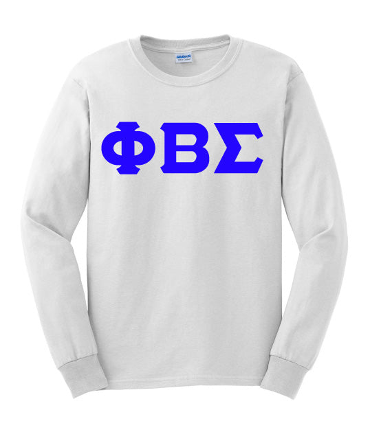 Sigma 3 Lettered Single Layered Long Sleeved T-Shirt – Phi Beta Sigma