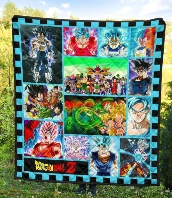 Dragon Ball Z Anime Quilt Blanket For Fan NH08