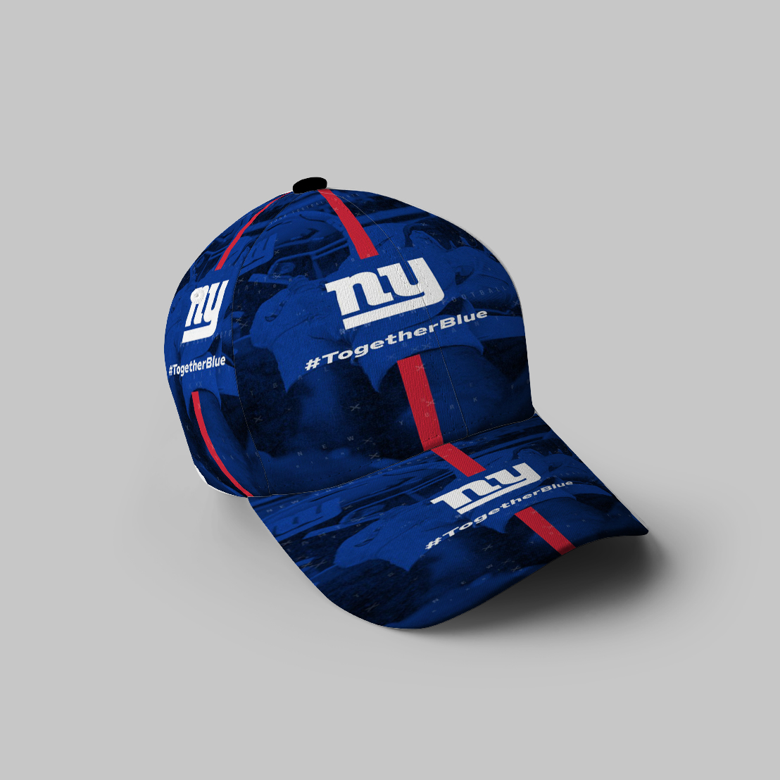 New York Giants Together Blue 3D Printing Baseball Cap Classic Hat