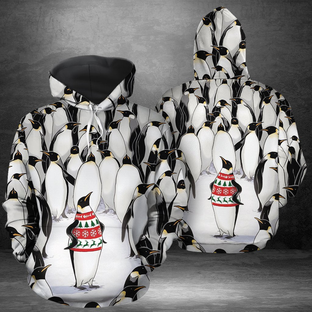 Christmas Penguin 3D All Over Print | For Men & Women | Adult | Ho5433