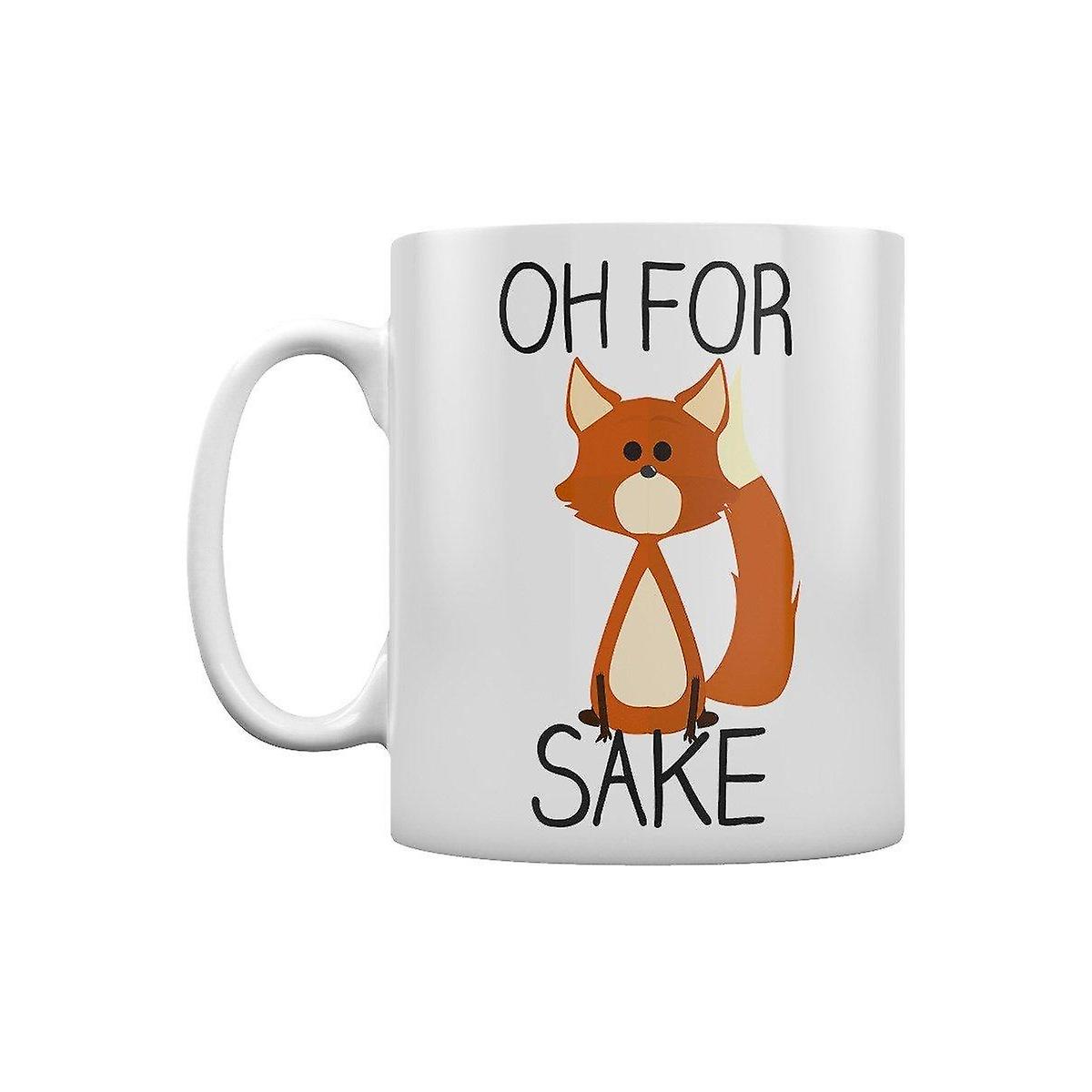 Oh For Sake Fox Mug 11Oz Ceramic Coffee Mug Friends Birthday Christmas Gift