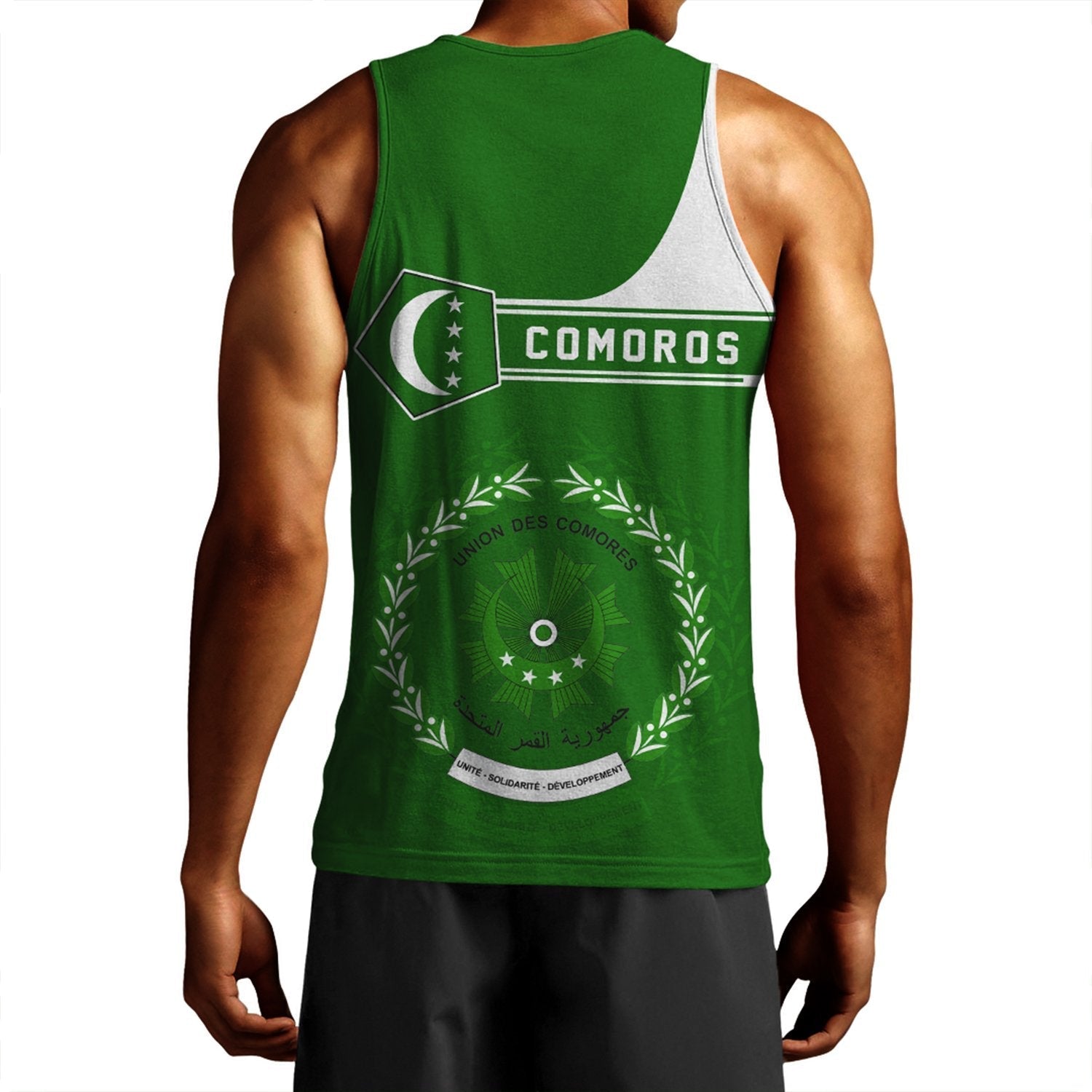 (Custom) African Tank Top – Comoros Men’S Tank Top Pentagon Style