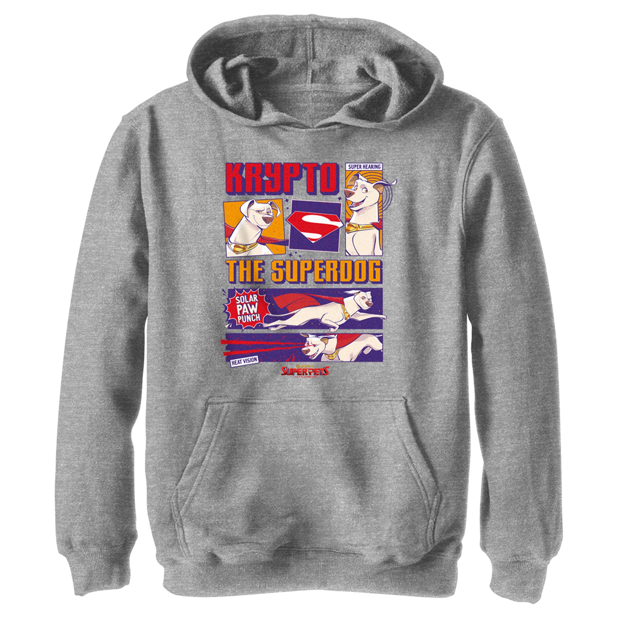 Boy’S Dc League Of Super-Pets Krypto The Superdog Pull Over Hoodie