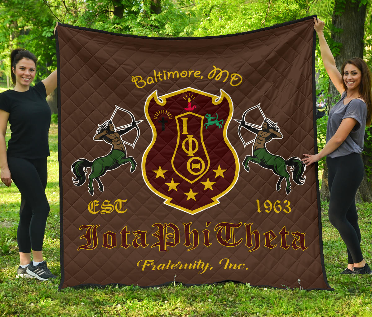 Iota Phi Theta Premium Quilt A27