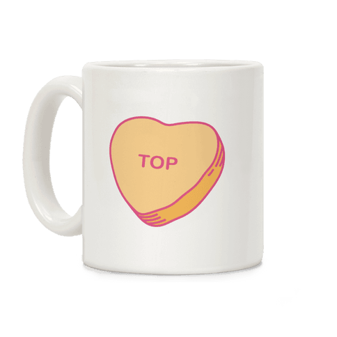 Top Candy Heart Coffee Mug