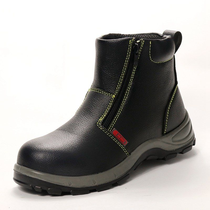 Cow Leather Safety Shoes With Steel Toe Large Work Shoes EcoSpringFarm