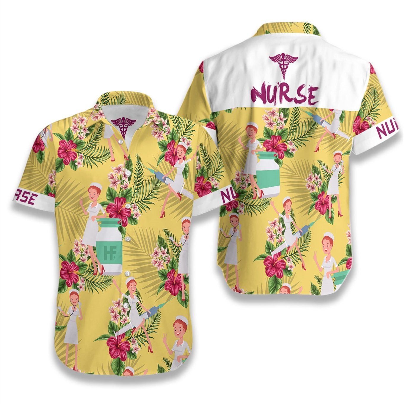 Nurse Ez15 1708 Hawaiian Shirt