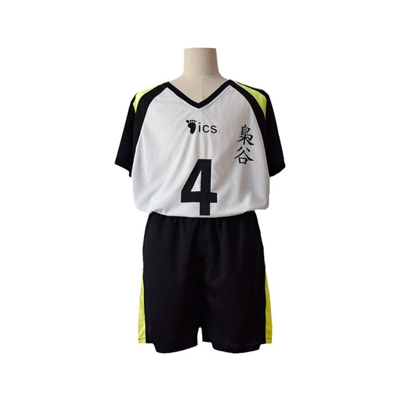 Anime Haikyuu!! Fukurodani Bokuto Koutarou Akaashi Keiji Uniform T-shirt Shorts Cosplay Costume Haikiyu Jersey Sportswear alx