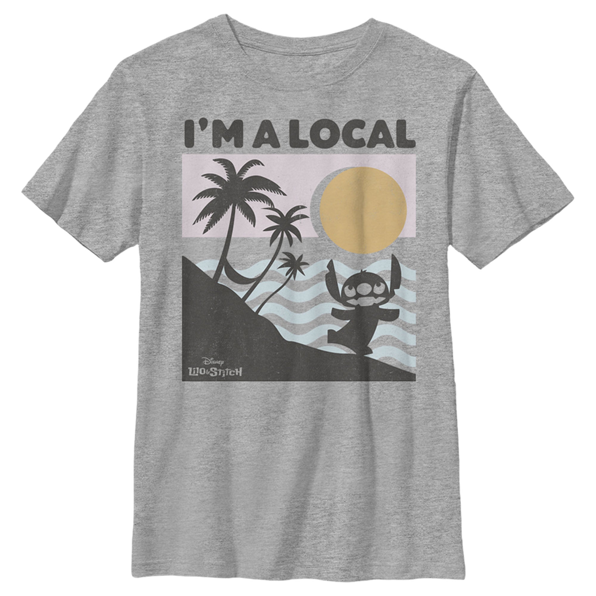 Boy’S Lilo & Stitch I’M A Local Beach And Waves T-Shirt