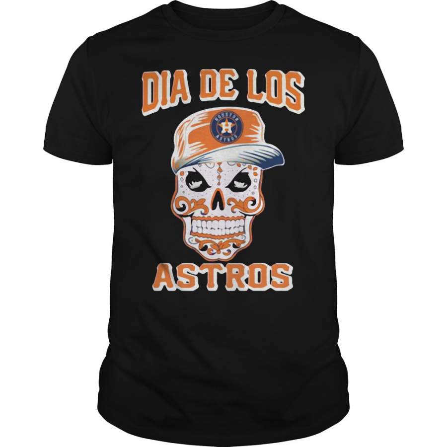 Dia de los astros skull Houston Astros T-Shirt