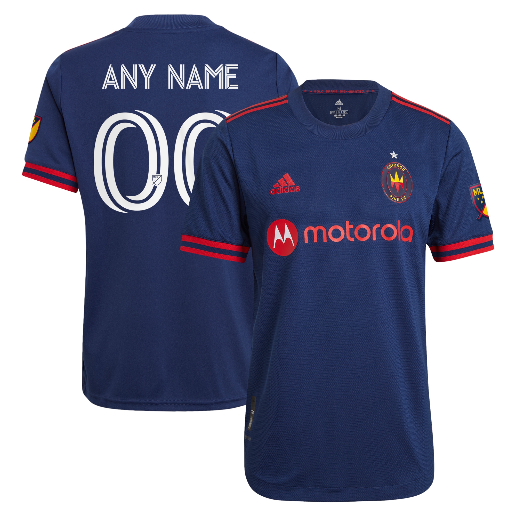 Chicago Fire 2021 Primary Authentic Custom Jersey – Navy