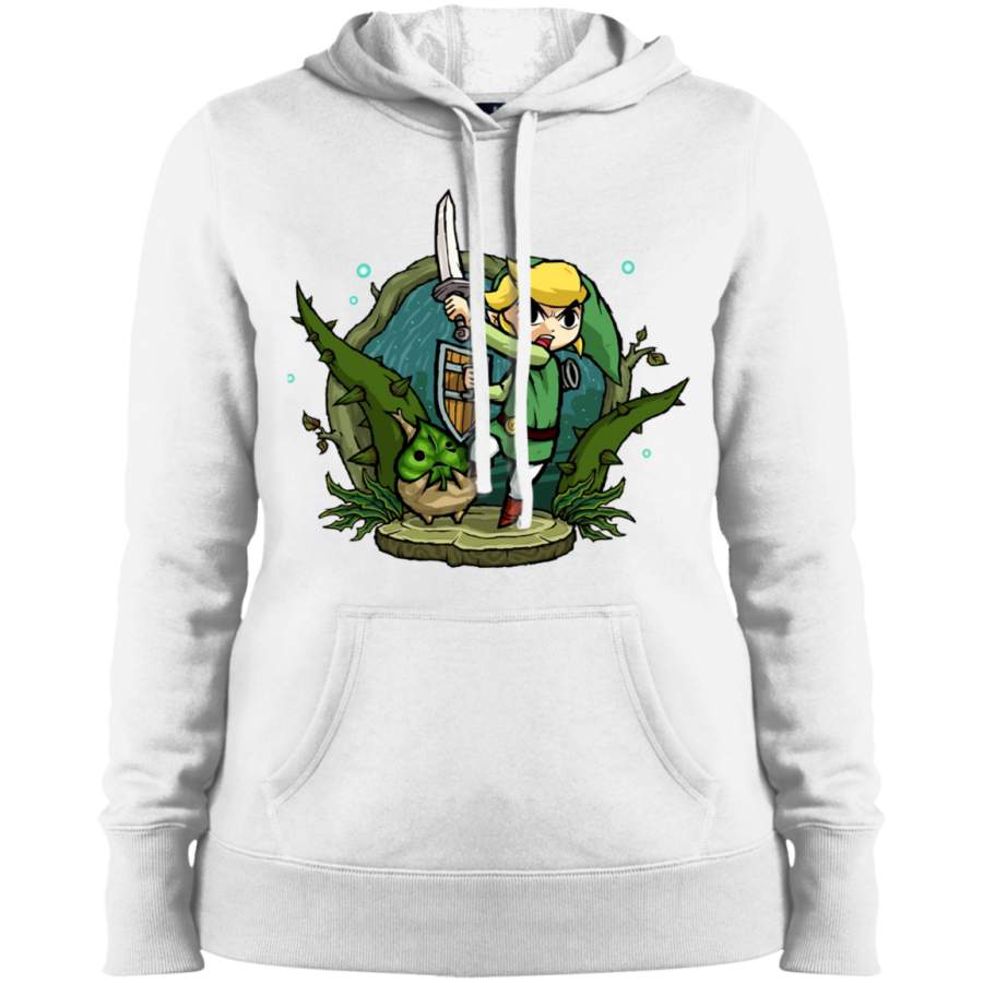 AGR Zelda Wind Waker Forbidden Woods Temple Ladies’ Pullover Hooded Sweatshirt