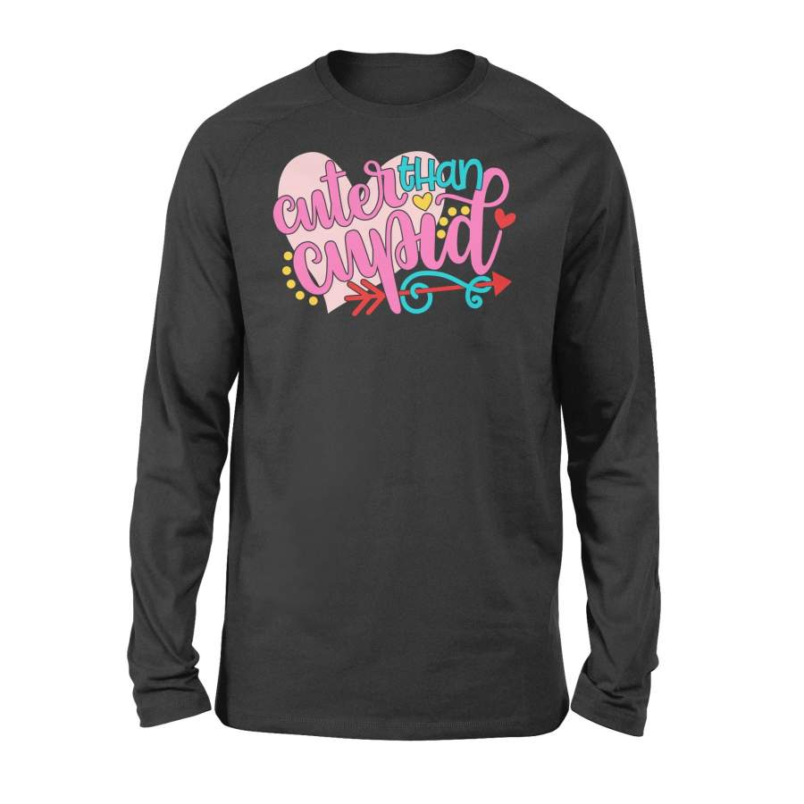 Cuter Than Cupid Love Couple Valentine Gift Long Sleeve
