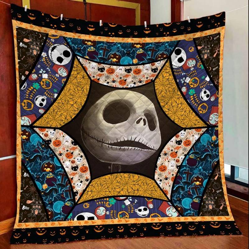 Jack Skellington Spooky Halloween TY2808 – Quilt Blanket