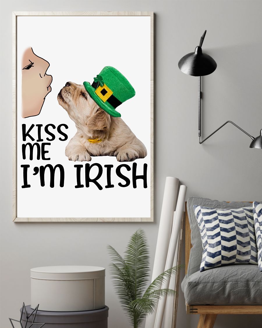 Golden Retriever Kiss Me Dog Mom Canvas And Poster | Wall Decor Visual Art | Mother’S Day Gift