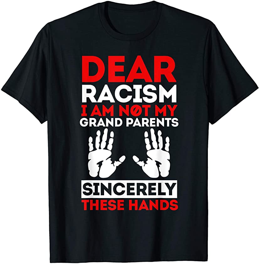 We All Stand Together ASL Sign Language Black Lives Matter T-Shirt