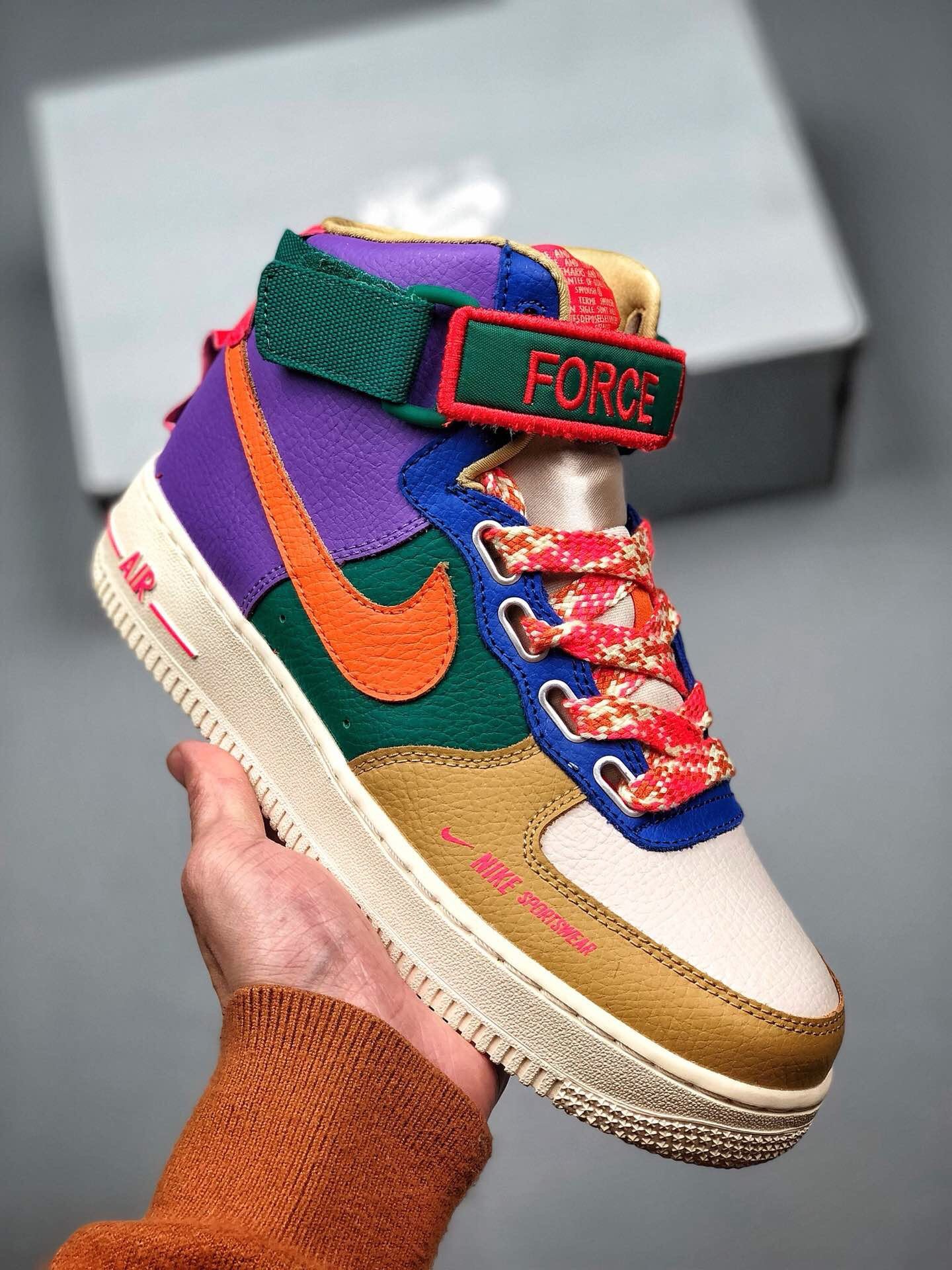 Nike Air Force 1 High Utility Force is Female Multi-Color 5340571