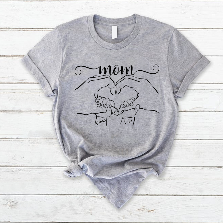 Mom And Kids Hands T-Shirt