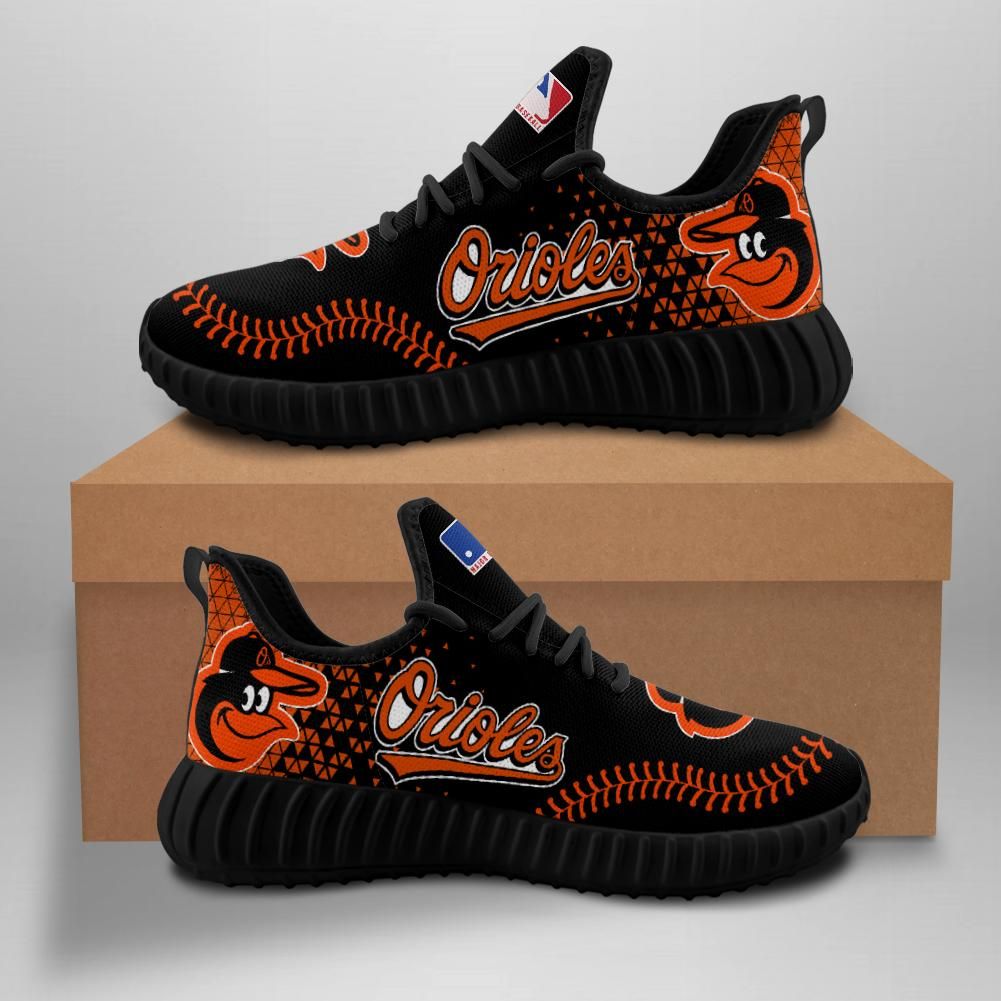 Baltimore Orioles Unisex Sneakers New Sneakers Custom Shoes Baseball Yeezy Boost