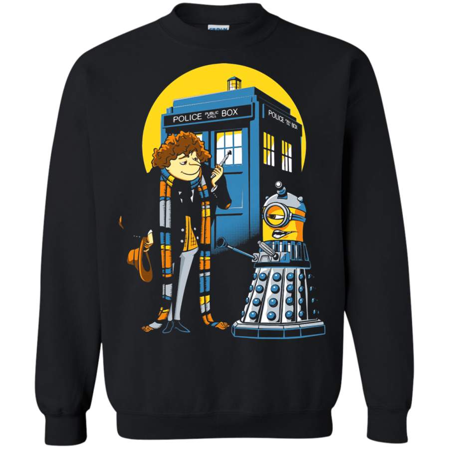 AGR Gru Doctor Who And Minion Dalek Sweatshirt