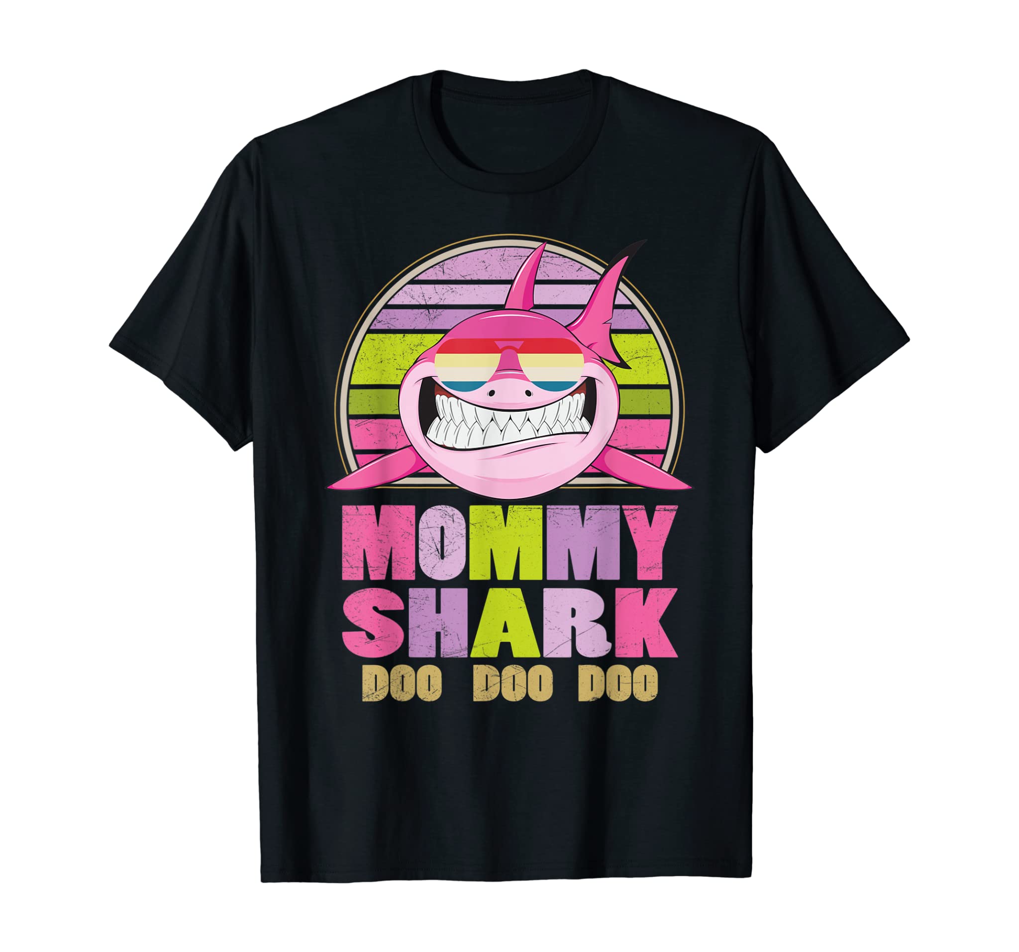 Mommy Shark Doo Doo shirt Retro Vintage