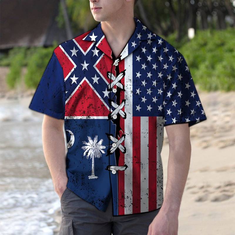 South Carolina Confederate Usa Hawaii Shirt Ha87590