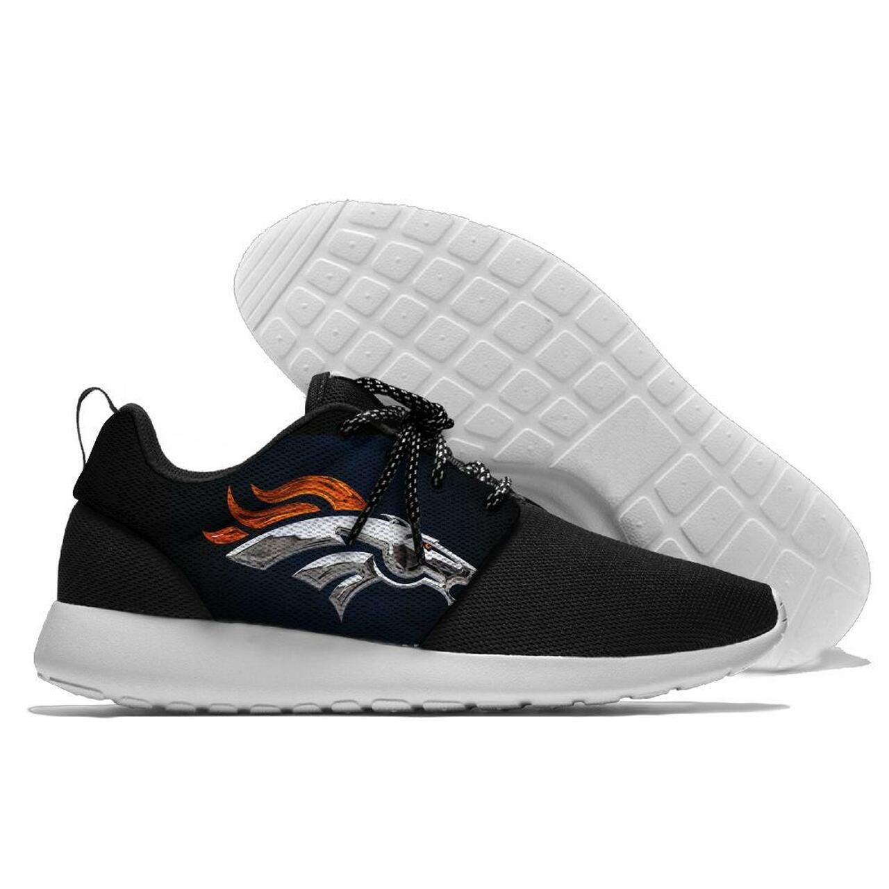 Mens And Womens Denver Broncos Lightweight Sneakers, Broncos Running Shoes