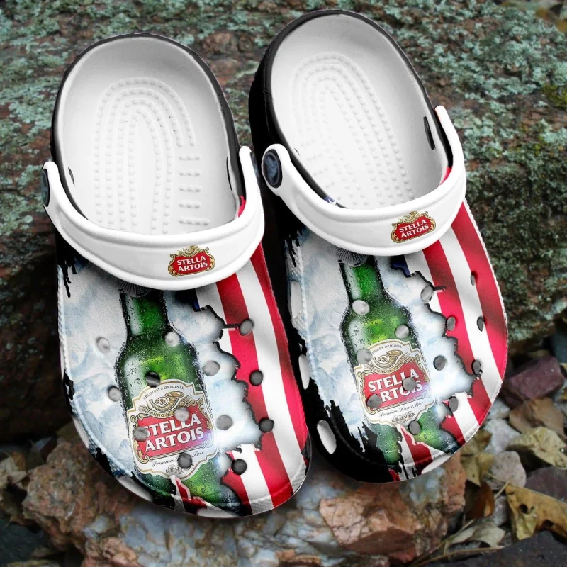 Stella Artois Beer Crocband Comfortable Clogs Crocs Shoes For Men Women