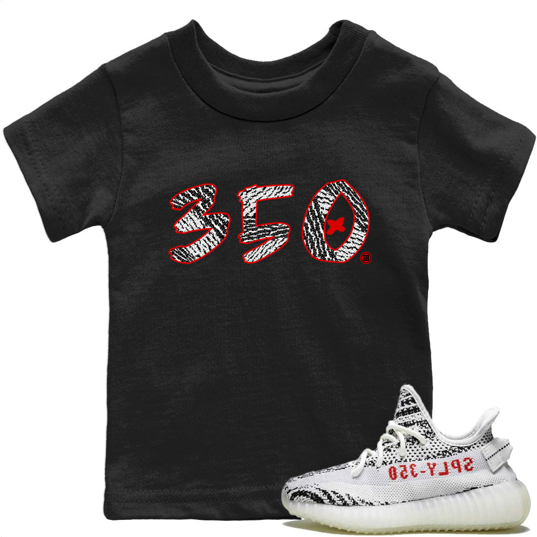 Number 350 T-Shirt – Yeezy Boost 350 V2 Zebra Baby & Youth