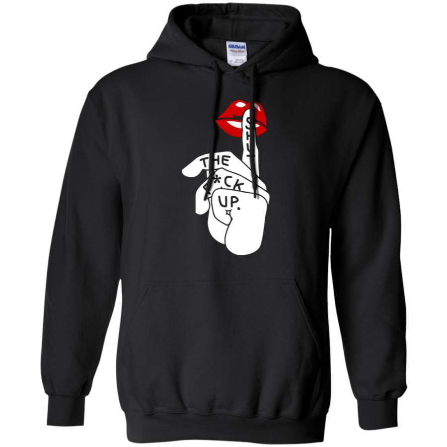 AGR Hand And Lips Shut The Fuck Up Hoodie