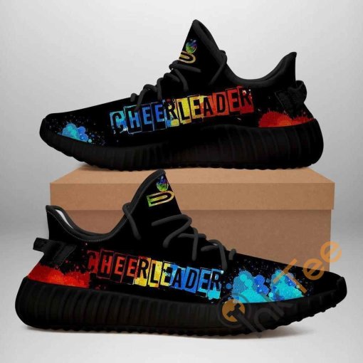 Cheerleader Custom Shoes Personalized Name Yeezy Sneakers