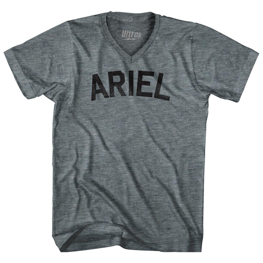 Ariel Adult Tri-Blend V-neck T-shirt