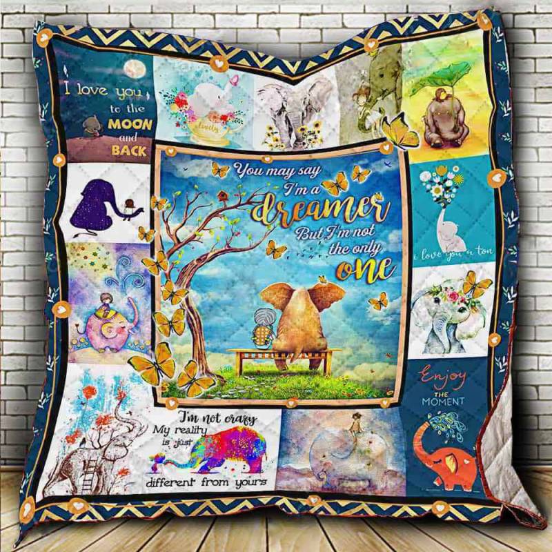 I Love You A Ton Elephant – Quilt TT170953