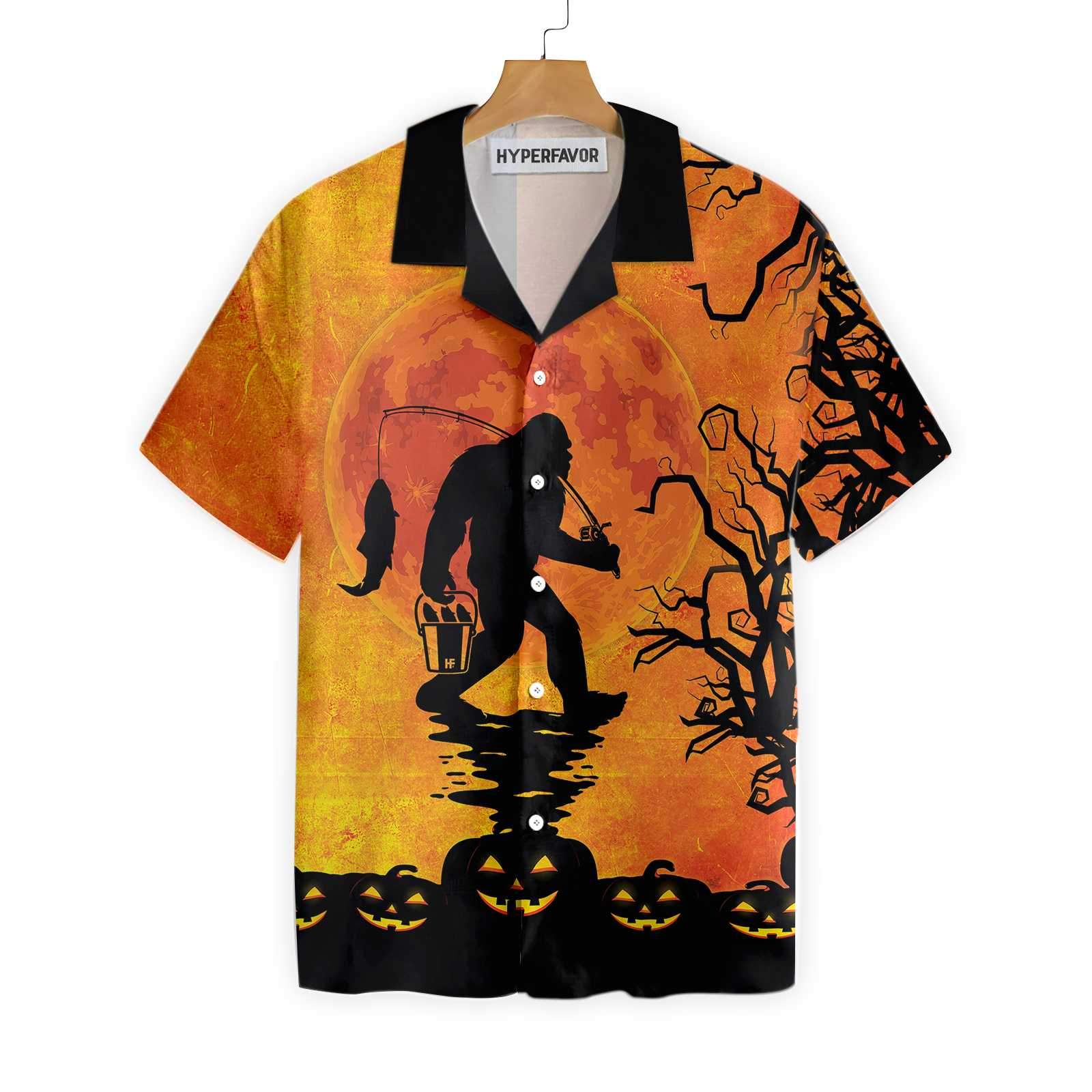 Big Foot Has Been Ready For Halloween Hawaii Unique Shirt Men And Women Ha89621