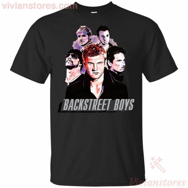 Backstreet Boys Band Members Photo Vintage T-Shirt Gift For Fans HA07