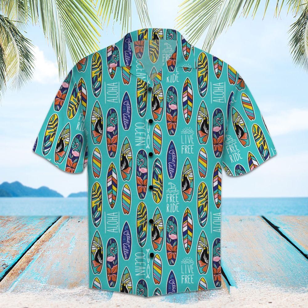 Amazing Surf Aloha Hawaiian Shirt Colorful Short Sleeve Summer Beach Casual Shirt For Men And Women