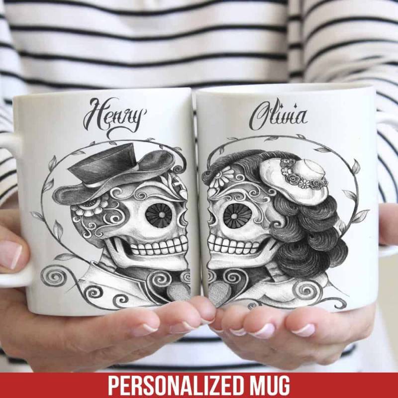 Personalized Skull Mug 68O59