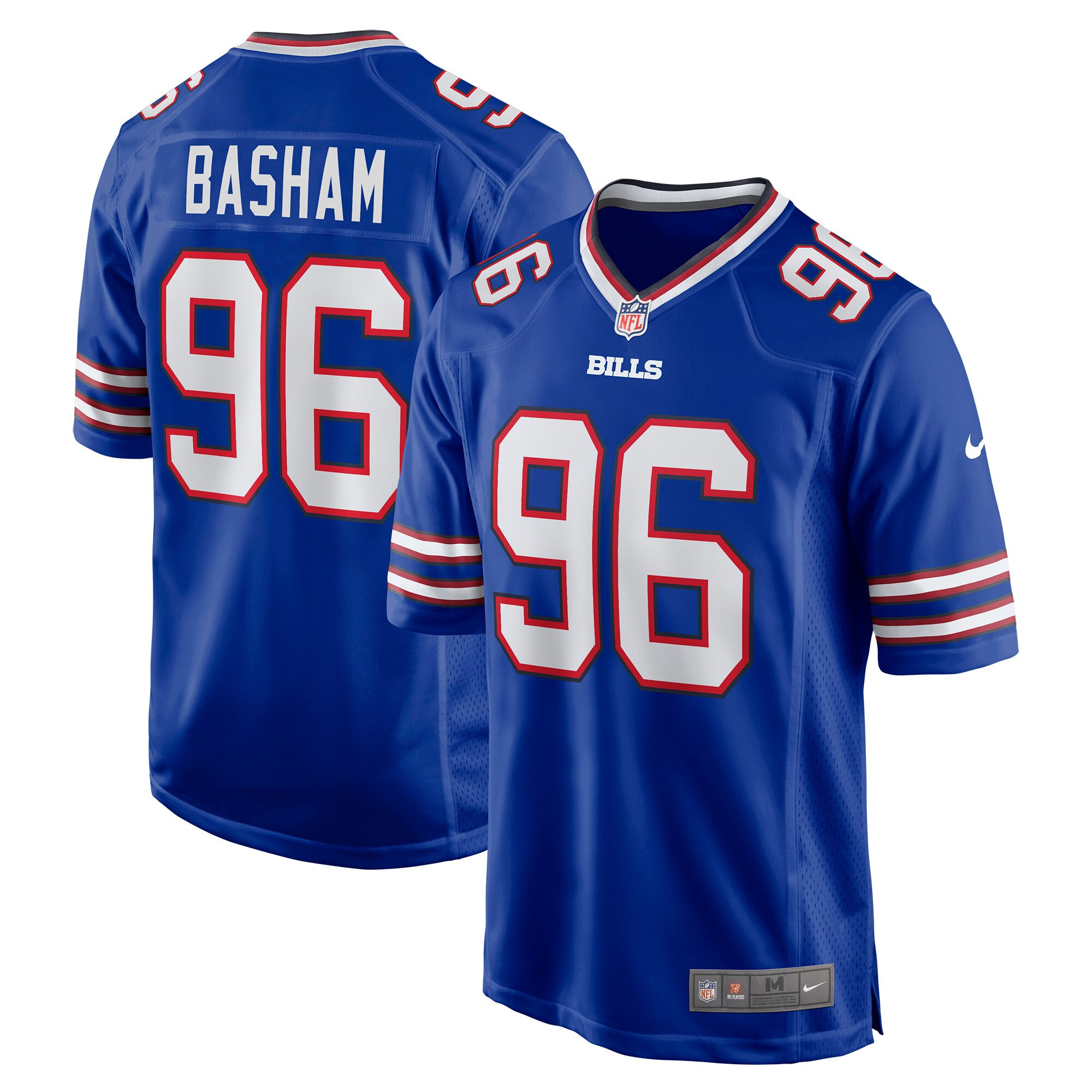 Boogie Basham Buffalo Bills Game Player Jersey – Royal NFL