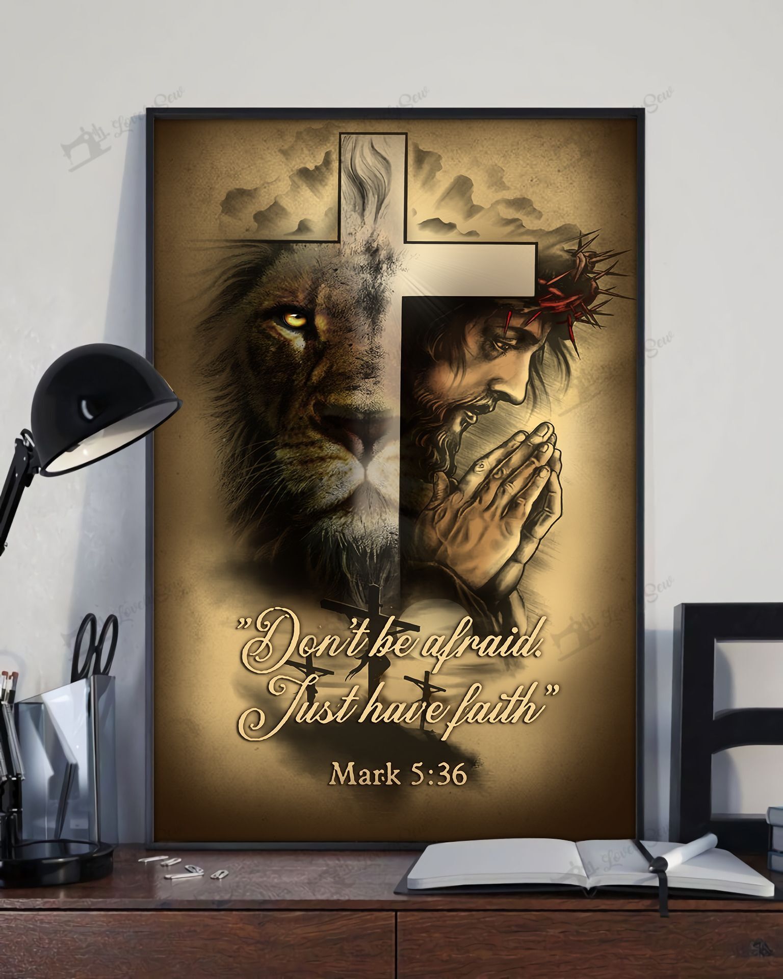 Don’t be afraid, just have faith Poster & Matte Canvas CHK21030901-CHD21030901