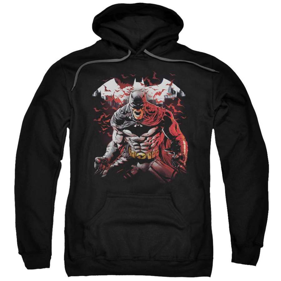 Batman – Raging Bat Adult Pull Over Hoodie