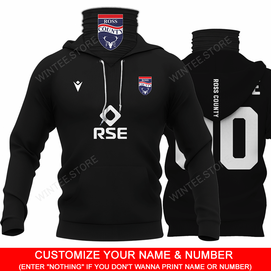 11RossCounty001 |HoodieMask| CUSTOMIZE YOUR NAME & NUMBER | HOT SALE 3D PRINTED