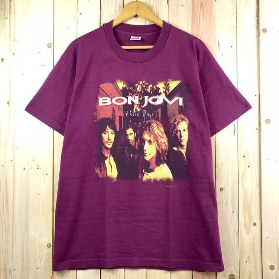 Rare Vtg 90S Bonjovi Band Shirt Underlicensed To Brockum Nirvana Smashing Pumpkins Band Shirt