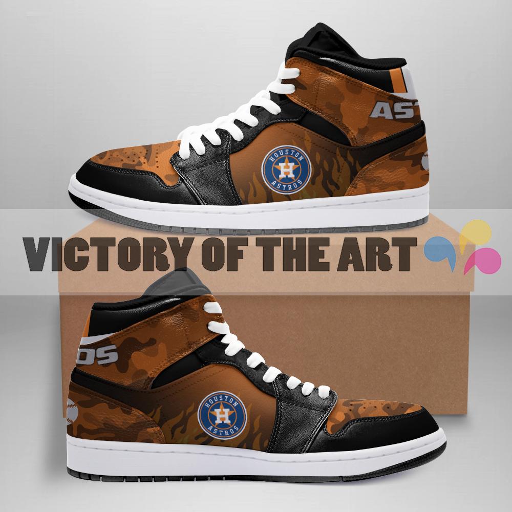 Pro Shop Camo Logo Houston Astros Jordan Sneakers