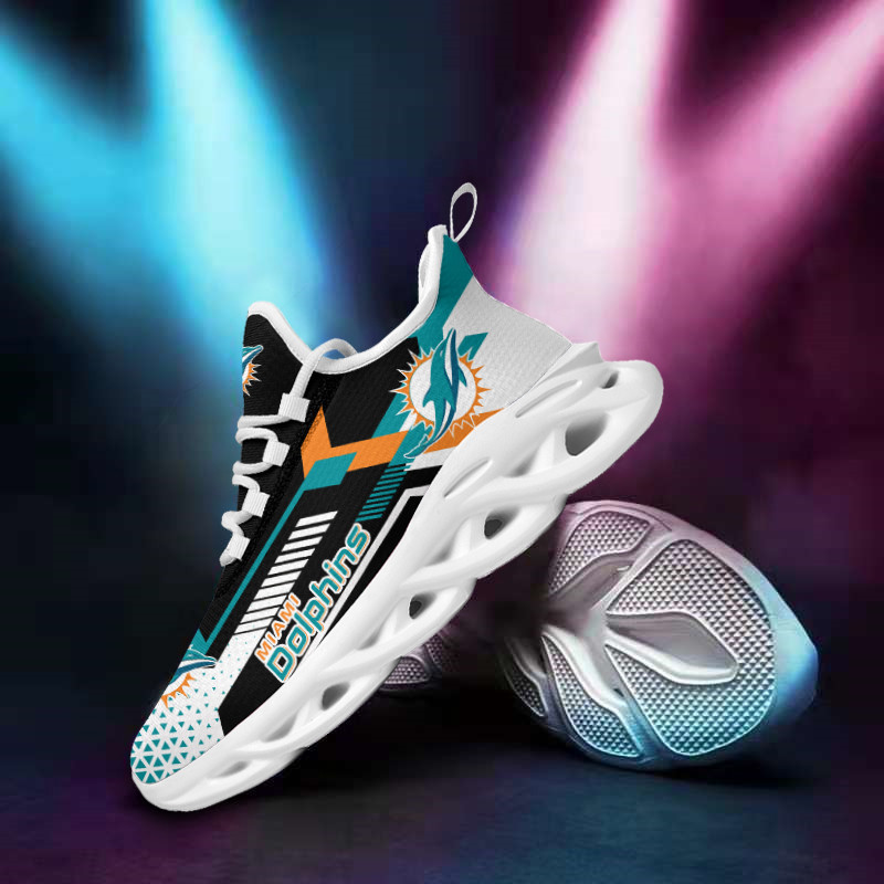 Miami Dolphins Yezy Running Sneakers Bg377