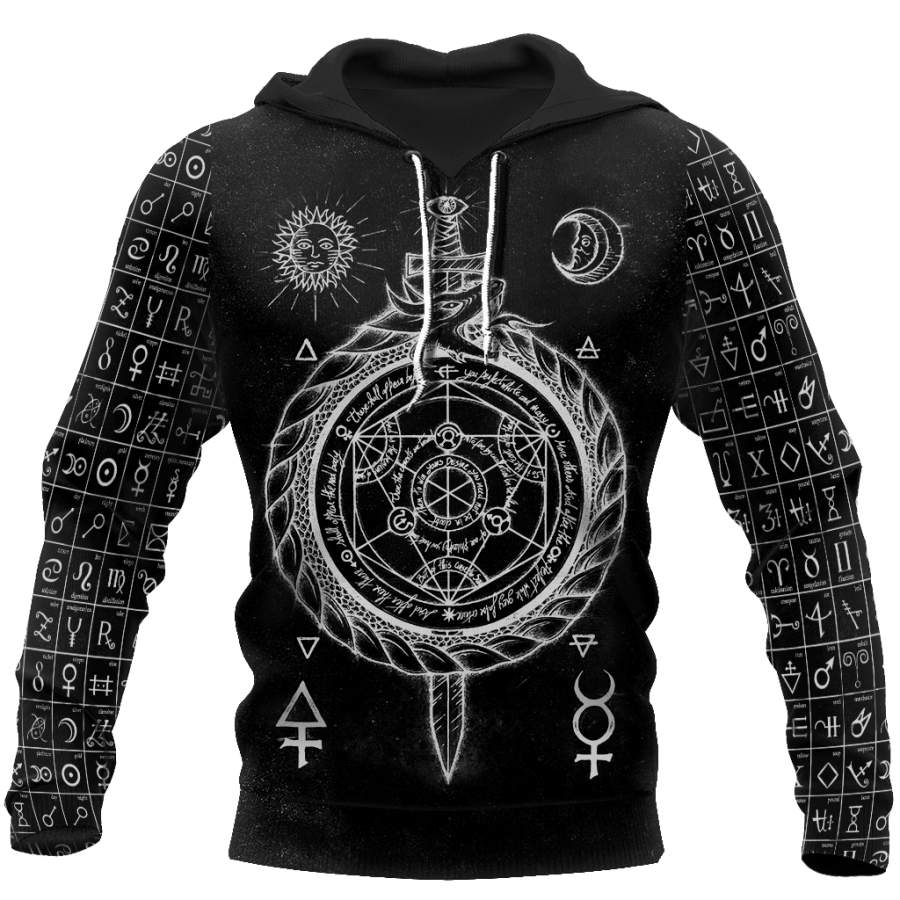 Alchemy 3D All Over Printed Shirts Hoodie JJ030301