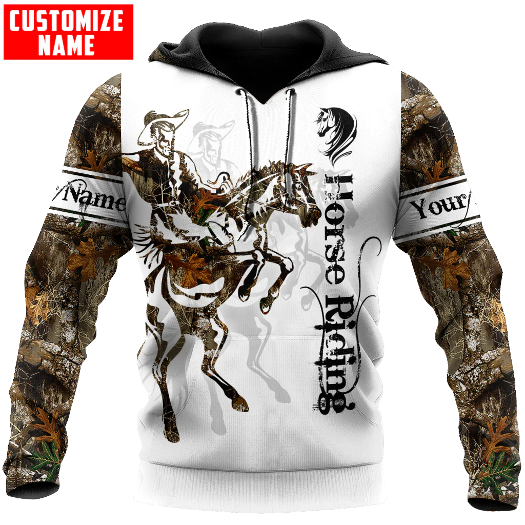 3D All Over Print Horse Riding Hoodie For Him Her, Horse Hoodie For Dad Uncle