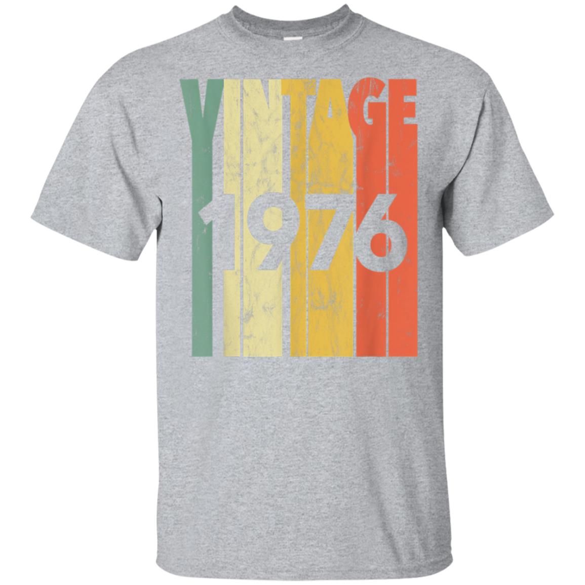 Vintage Retro Made In 1976 T-Shirt 43rd Birthday Gift