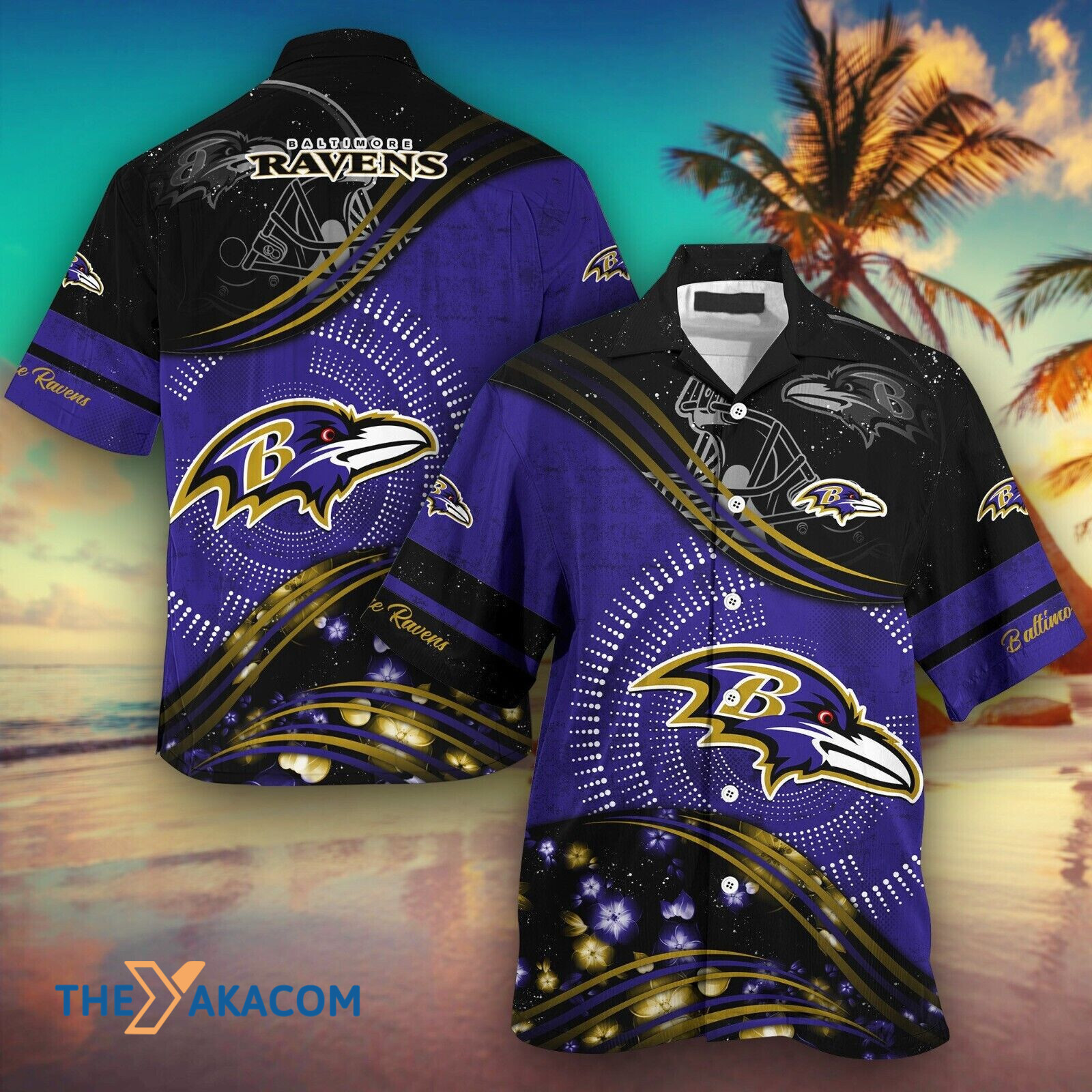 Baltimore Ravens Rugby Cap Great Nfl Gift For Fan Short Sleeve Hawaii Shirt Ha16067