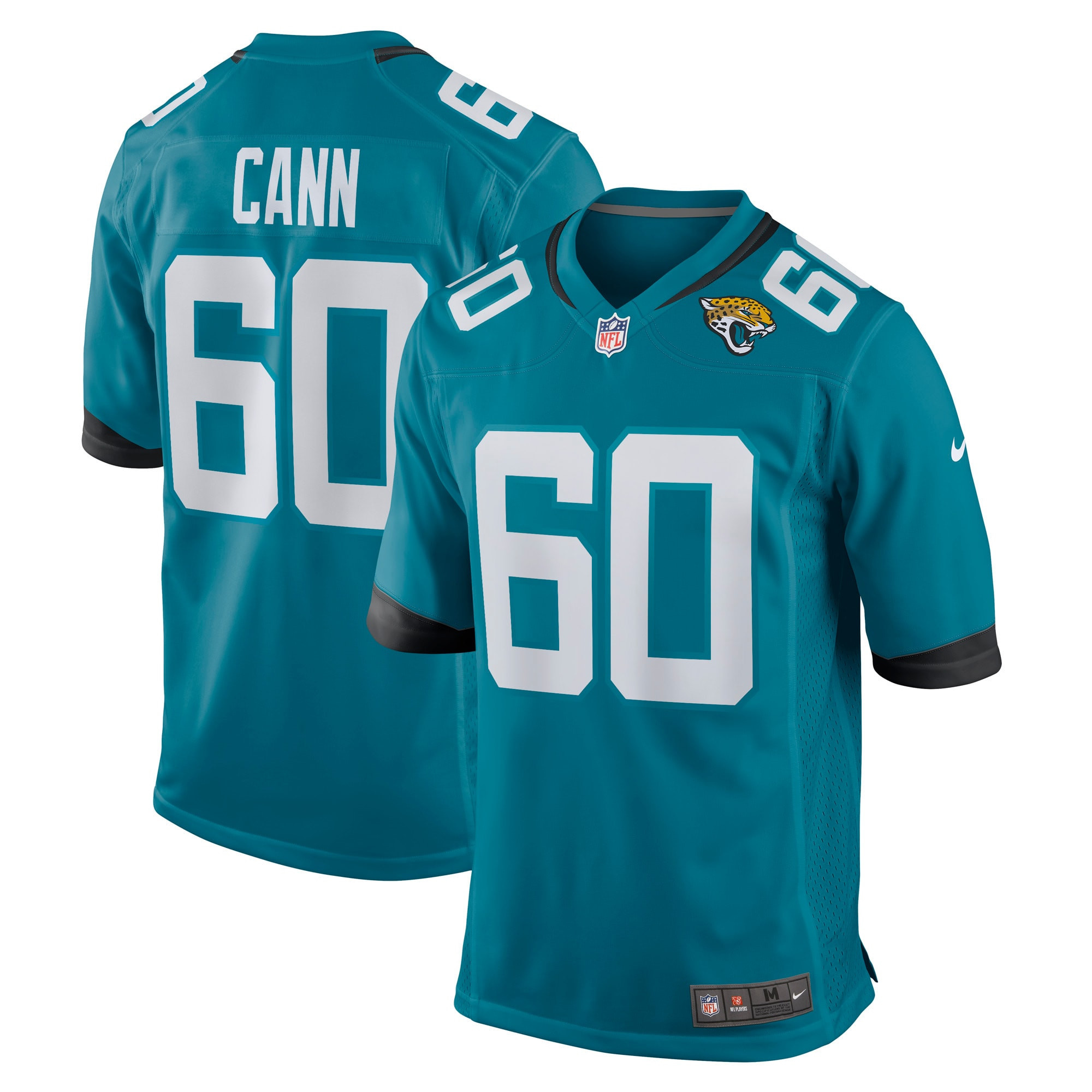 Aj Cann Jacksonville Jaguars Game Jersey Teal NFL