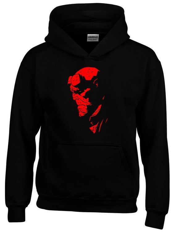 Hellboy Superhero Adult Hoodie Shirt